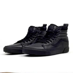 Vans SK8-HI MTE All Weather Black Leather Shoes